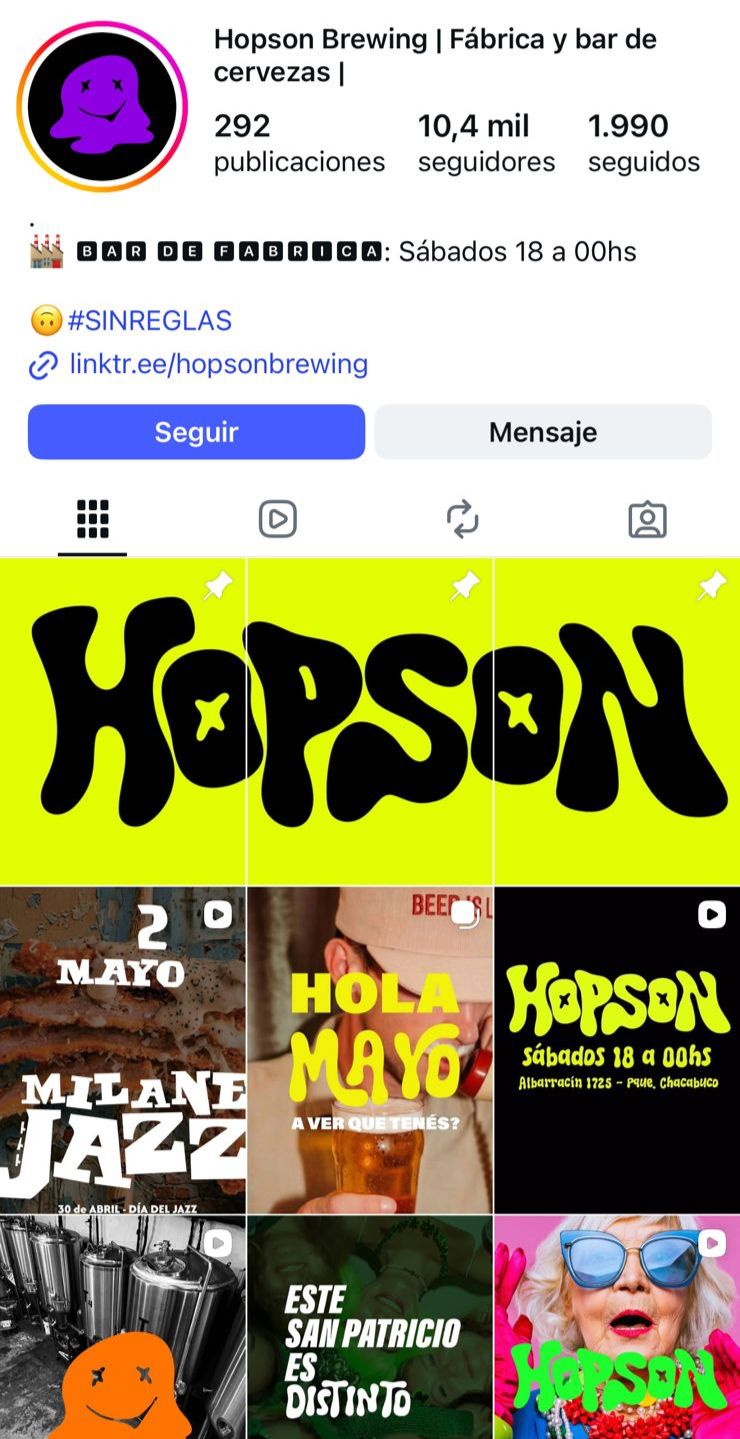 Perfil de Hopson Brewing