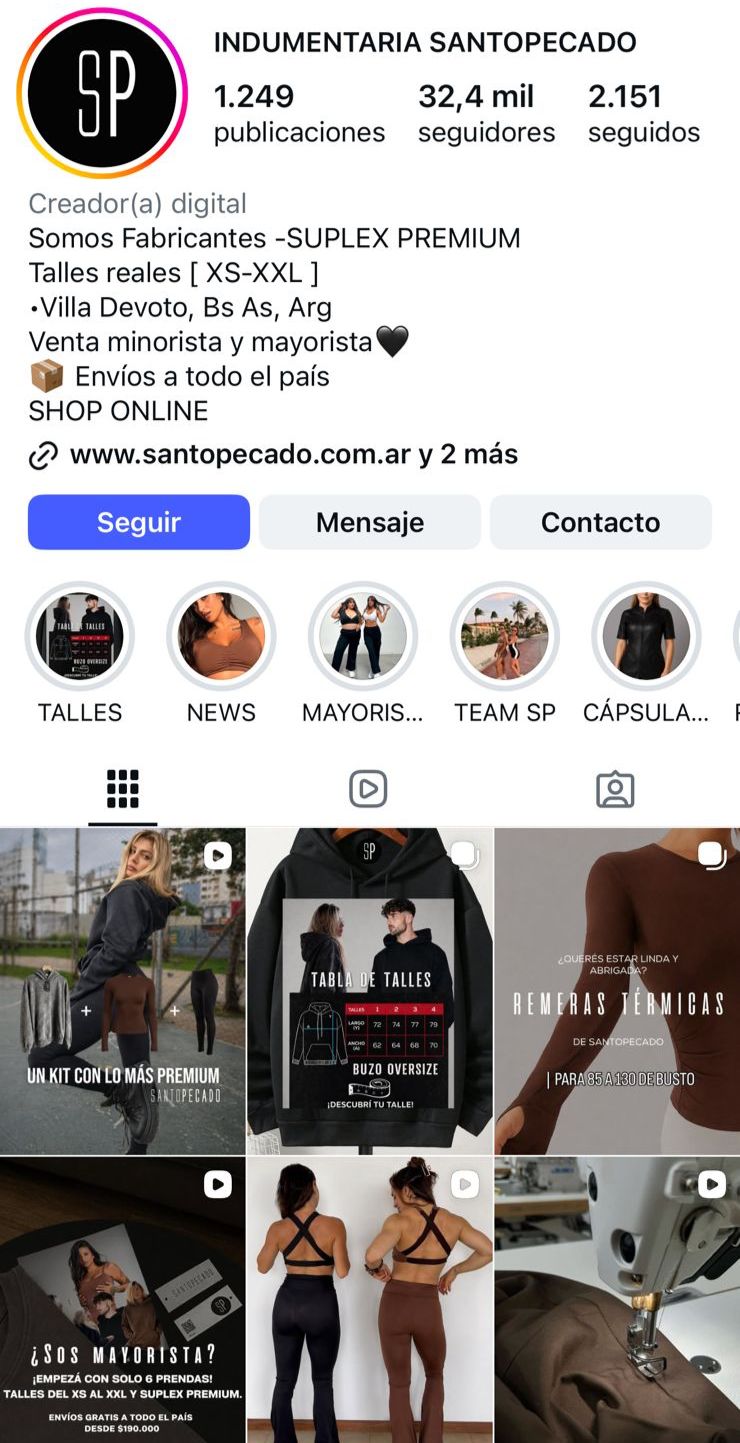Perfil de Santo Pecado